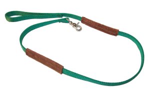 4 Foot Leather Grip Leash